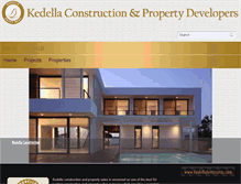 Tablet Screenshot of kedellaconstruction.com